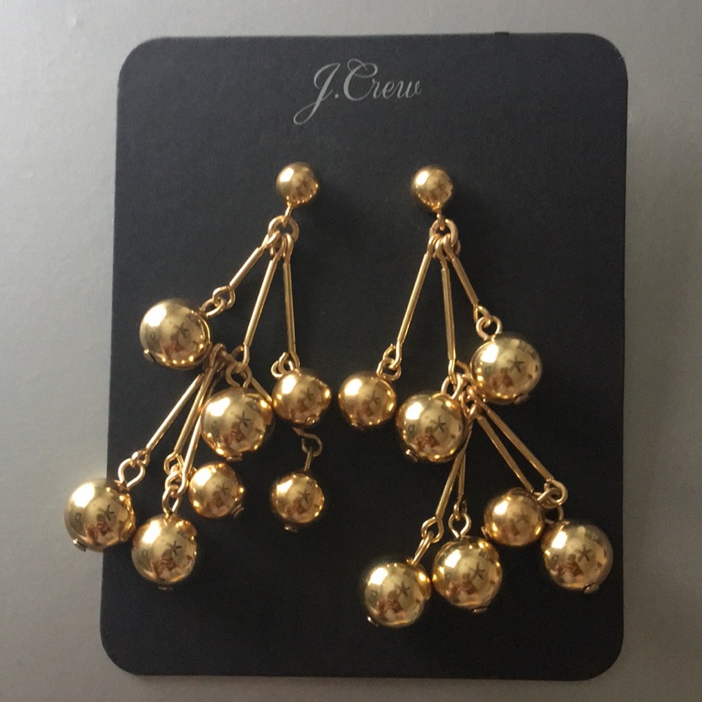 J. Crew Cascade Ball Earrings